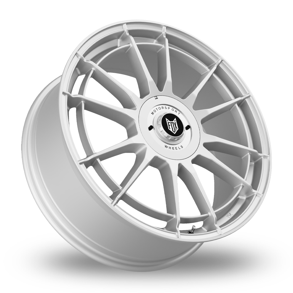 19" Fox Racing VR4 Satin Silver Alloy Wheels