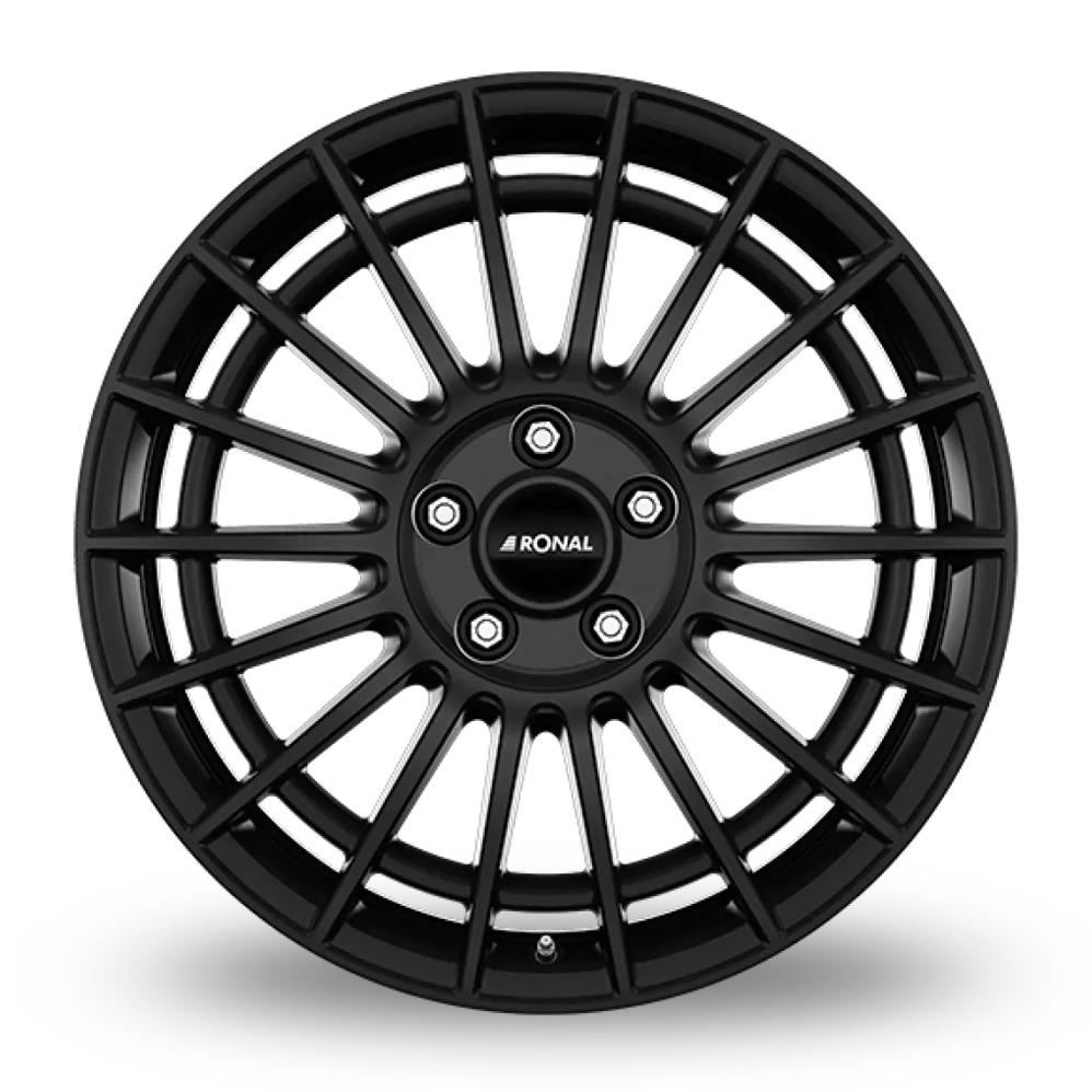 18" Ronal R73 Matt Black Alloy Wheels