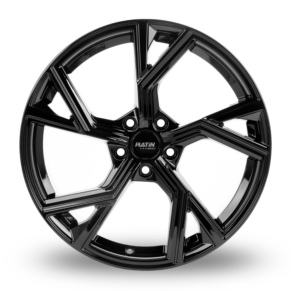 18" Platin P 100 Black Alloy Wheels