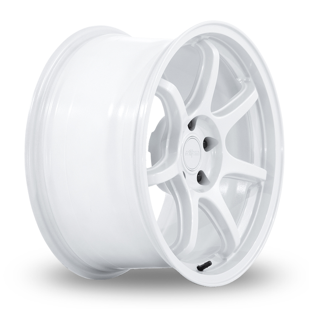 18" Rotiform RC208 BPU Gloss White Alloy Wheels