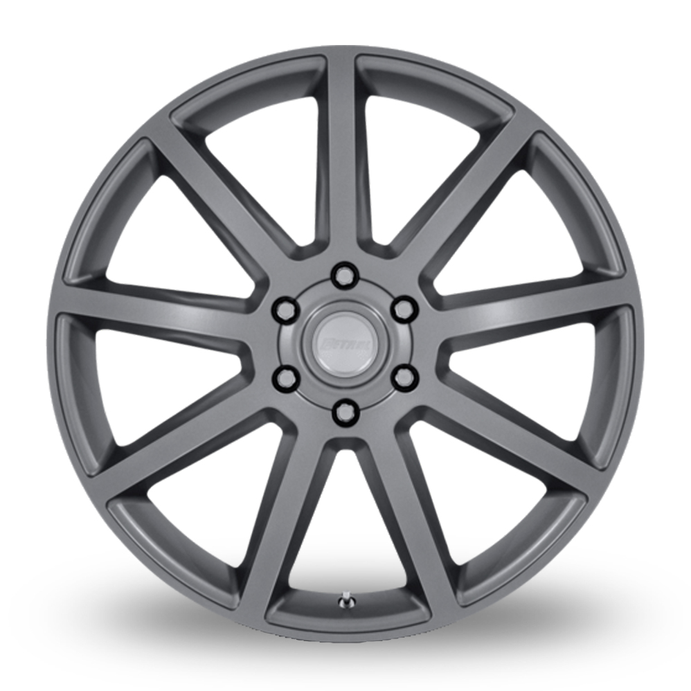 22" Petrol PE007 P6E Matt Gunmetal Alloy Wheels