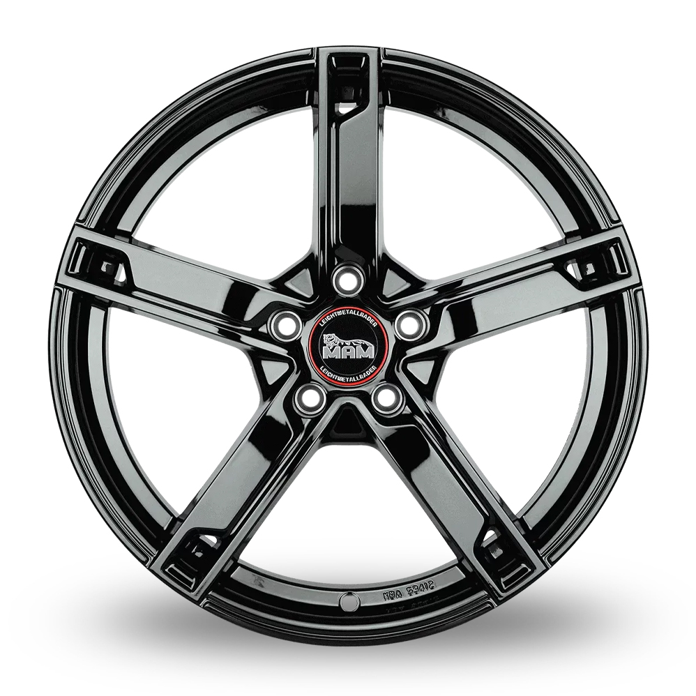 16" MAM W4 Gloss Black Alloy Wheels