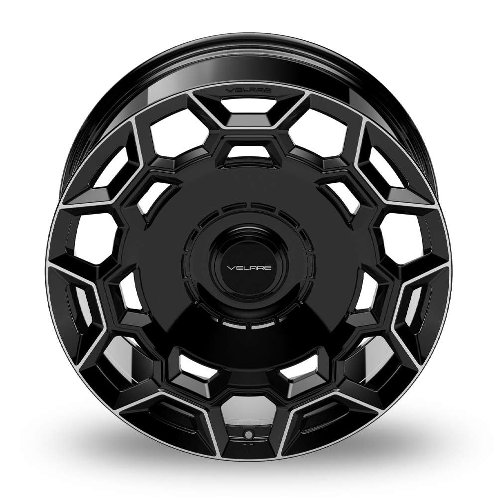 22" Velare VLR18 Gloss Black Machined Alloy Wheels