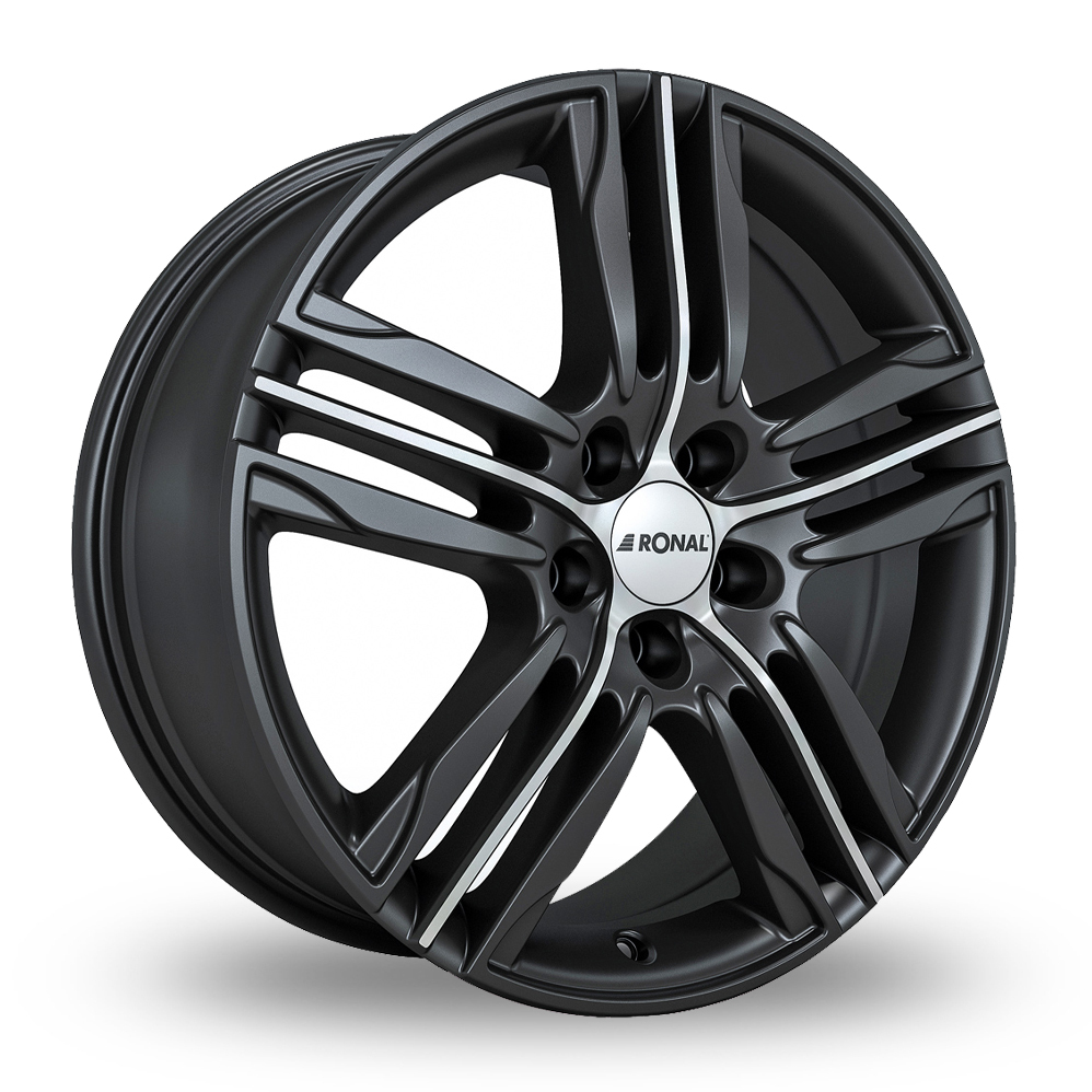 Ronal R57 Matt Black Alloy Wheels