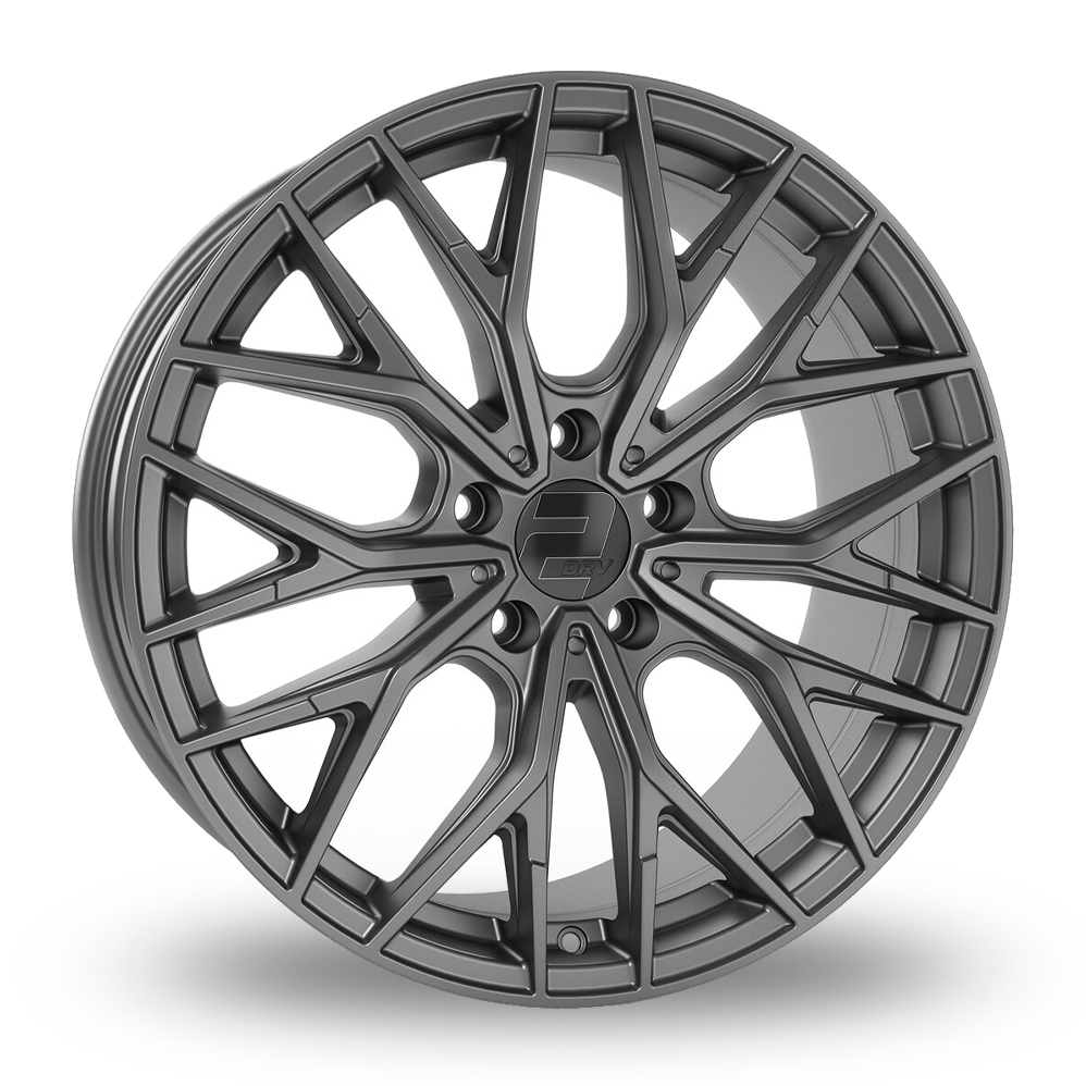 2DRV WH37 Dark Gunmetal Full Alloy Wheels