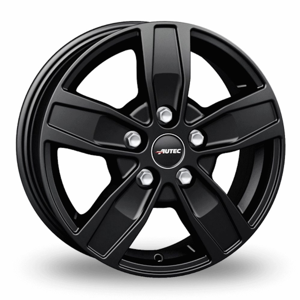 16" Autec Quantro Matt Black Alloy Wheels