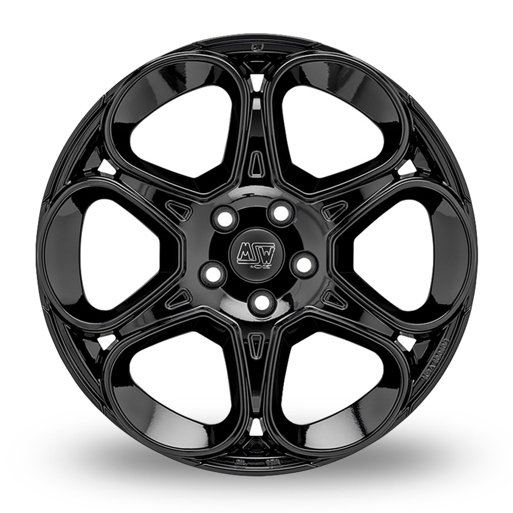19" MSW (by OZ) 83 Gloss Black Alloy Wheels