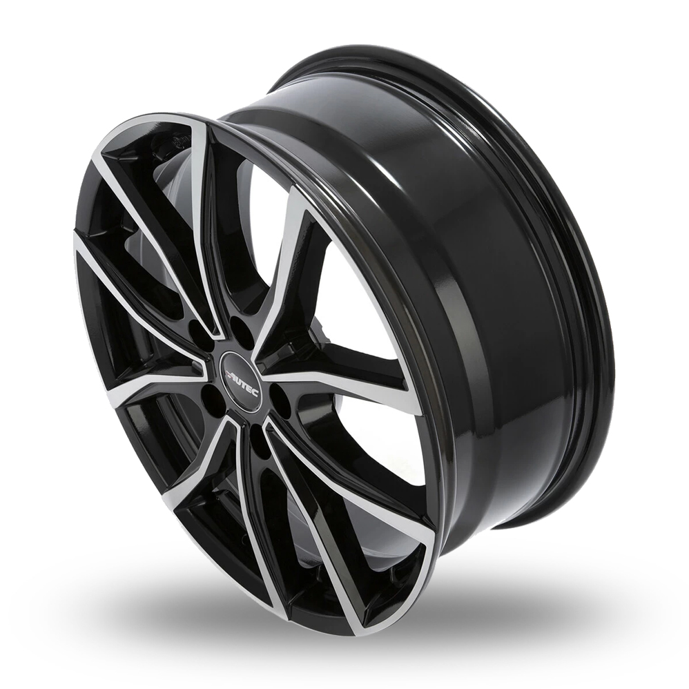 15" Autec Vidron Black Polished Alloy Wheels