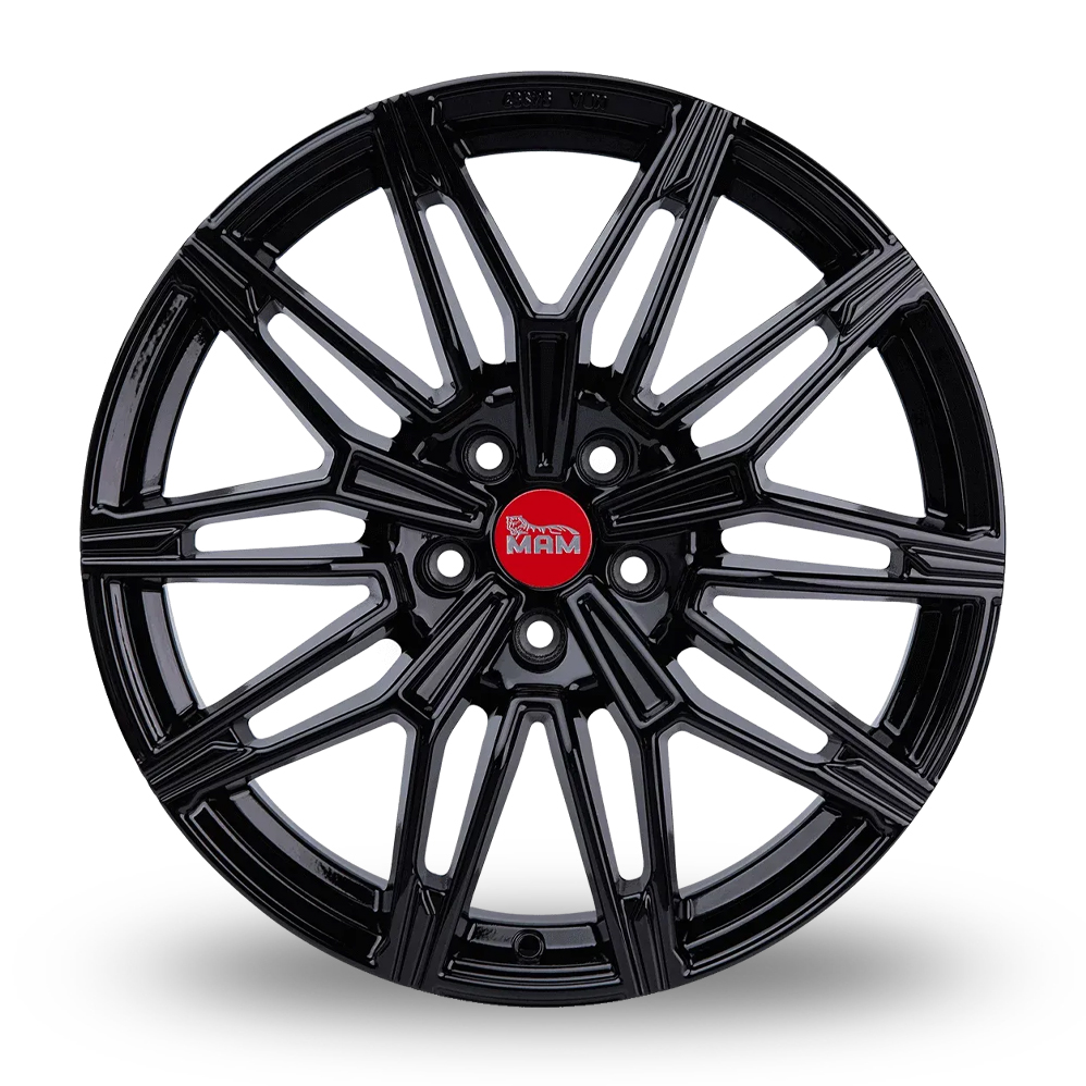19" MAM B3 Gloss Black Alloy Wheels