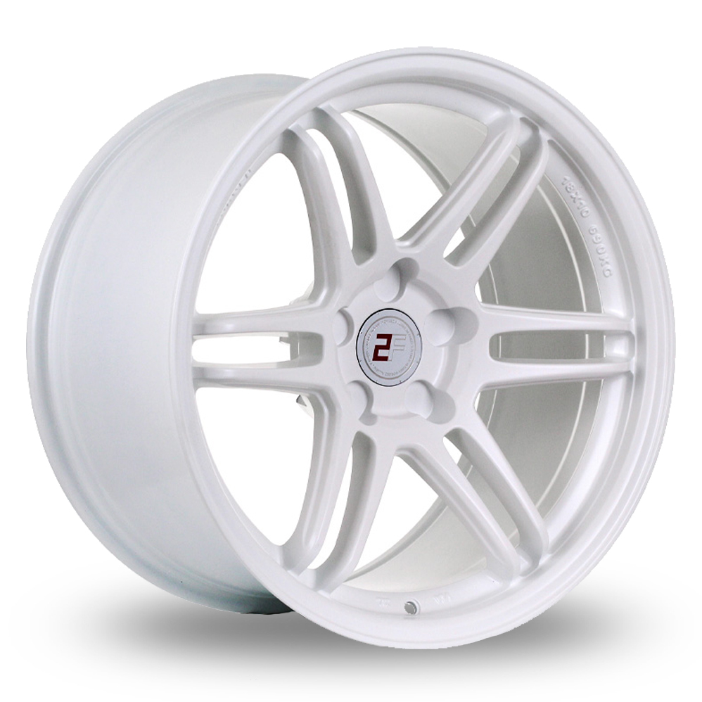 2FORGE ZF5 Matt White Alloy Wheels