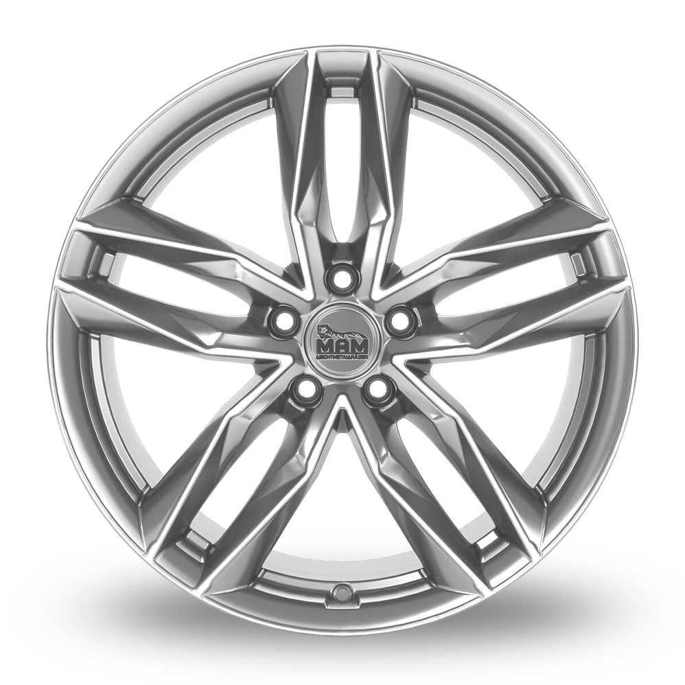 20" MAM RS3 Palladium Polished Alloy Wheels