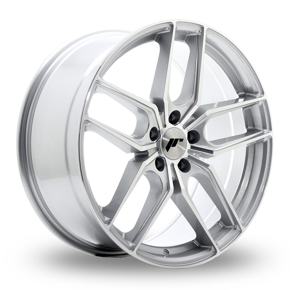 Japan Racing JR25 (8.5x19) Silver Machined Face Alloy Wheels
