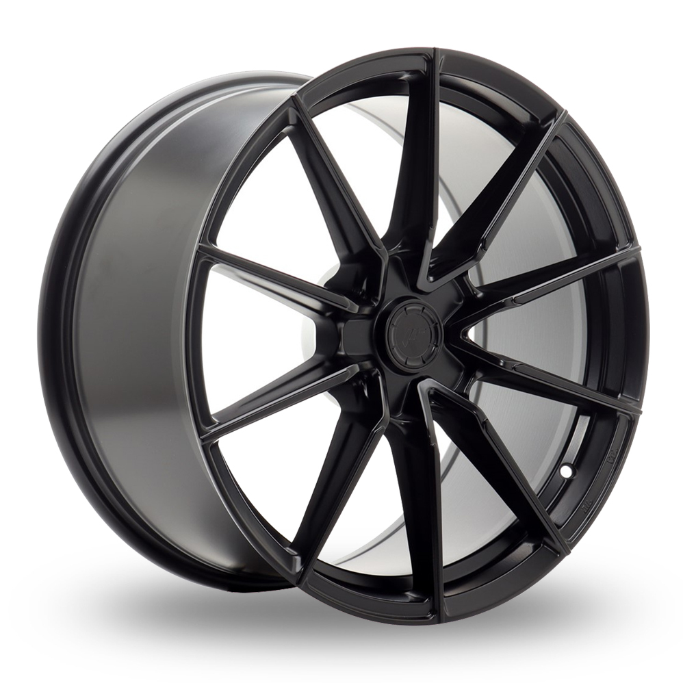 Japan Racing SL-02 (9x19) (Custom Fitment) Matt Black Alloy Wheels