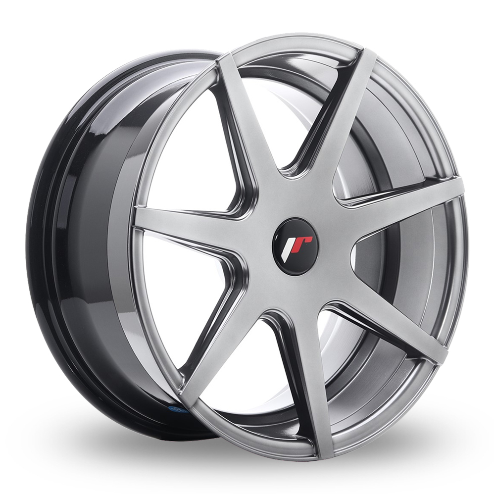 Japan Racing JR20 (8.5x18) (Custom Fitment) Hyper Black Alloy Wheels