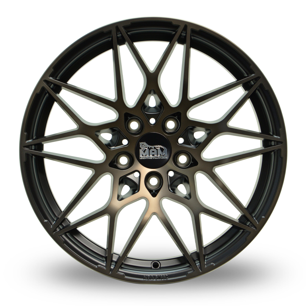 20" MAM B2 Matt Black Bronze Alloy Wheels