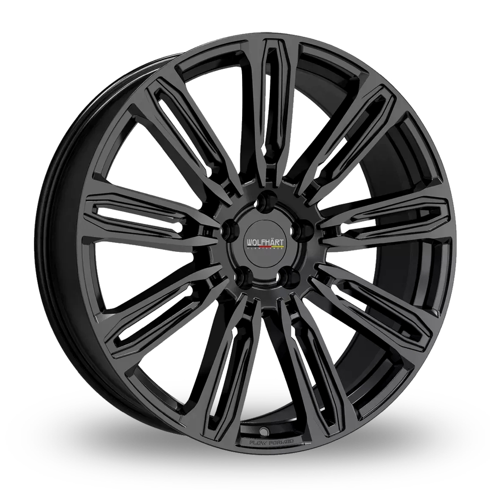 Wolfhart Flowformed RR1 Gloss Black Alloy Wheels