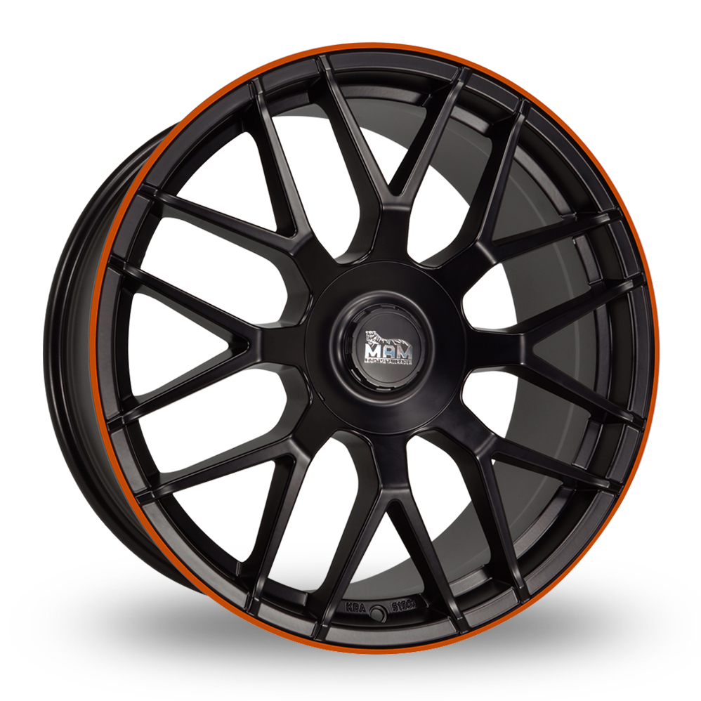 MAM GT1 Matt Black Lip Orange 19