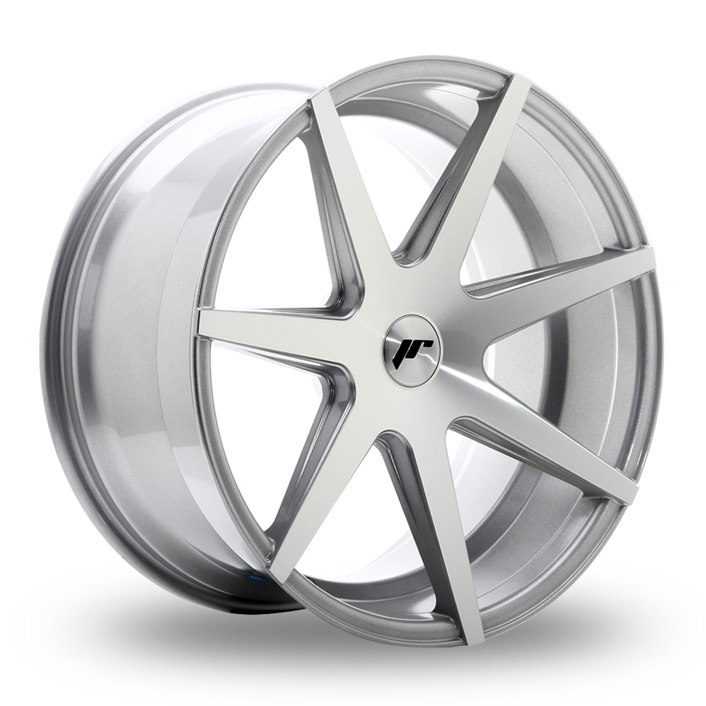 Japan Racing JR20 (10x20) (Custom Fitment) Silver Machined Face Alloy Wheels