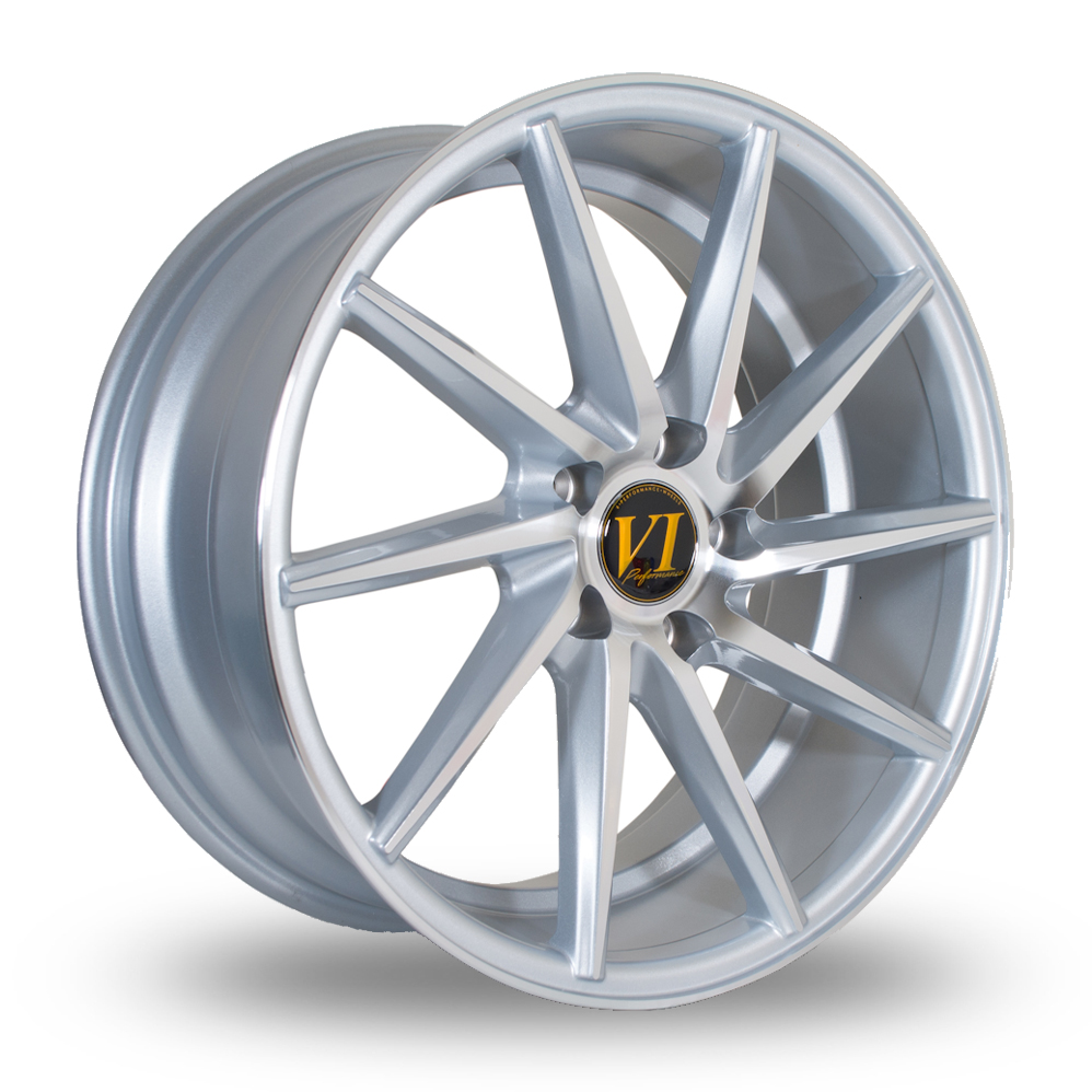 6Performance Esh Silver Polished Alloy Wheels