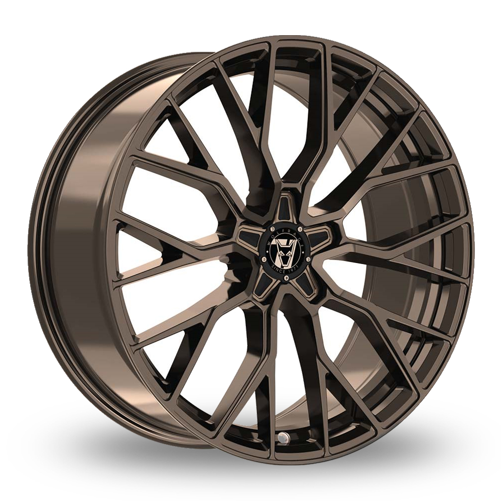 8.5x20 BLANK ET40-43 Wolfrace Munich GTR (Racing Bronze) (110.0cb) (900kg Load) (12.9kg Weight) (CH) Alloy Wheels