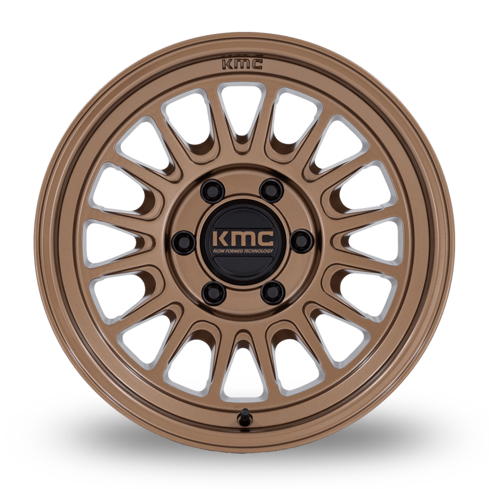 18" KMC KM733 Impact FFT Matt Bronze Alloy Wheels