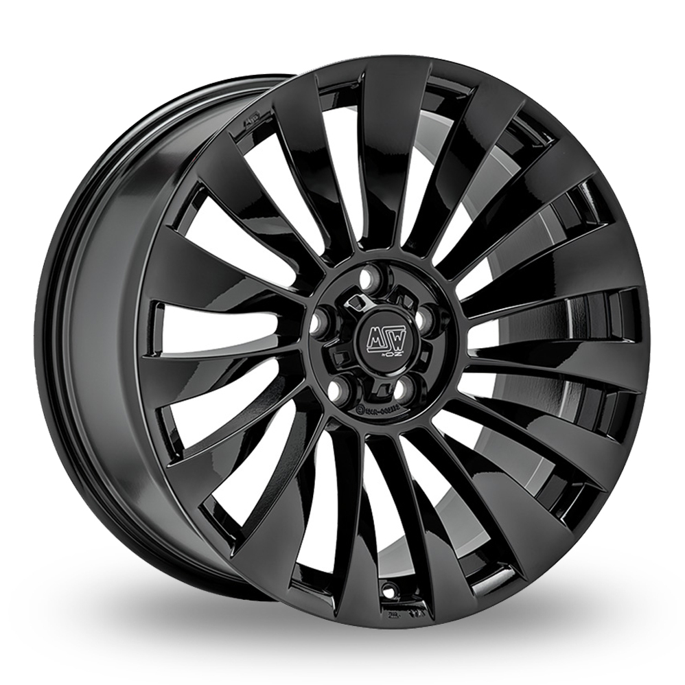 MSW (by OZ) 37T Gloss Black Alloy Wheels