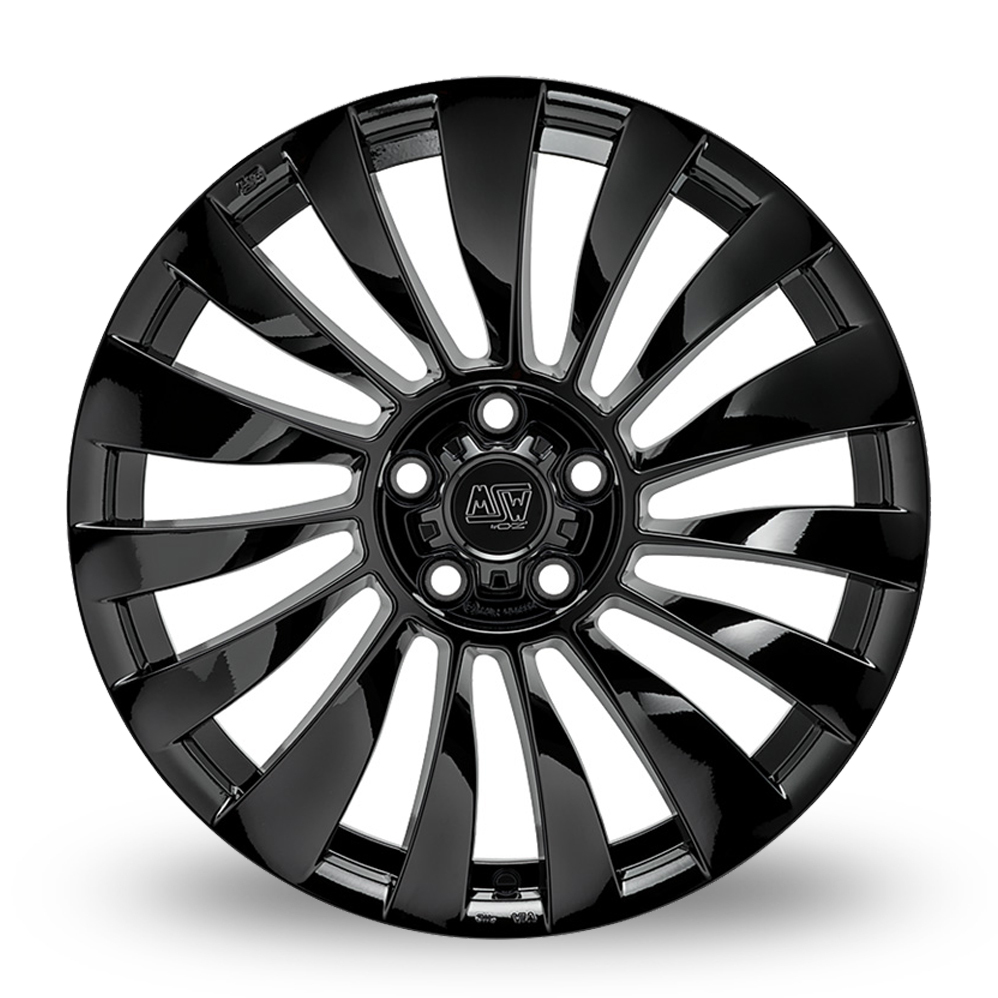 19" MSW (by OZ) 37T Gloss Black Alloy Wheels