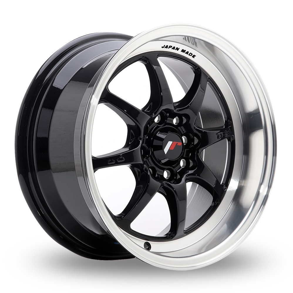 Japan Racing Tfii (7.5x15) Gloss Black Alloy Wheels