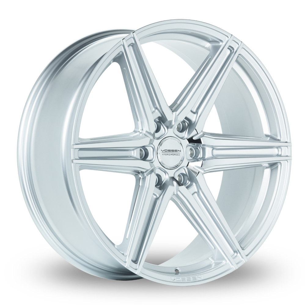 Vossen HF6-2 (9.5x20) (Deep Concave) Silver Polished Alloy Wheels