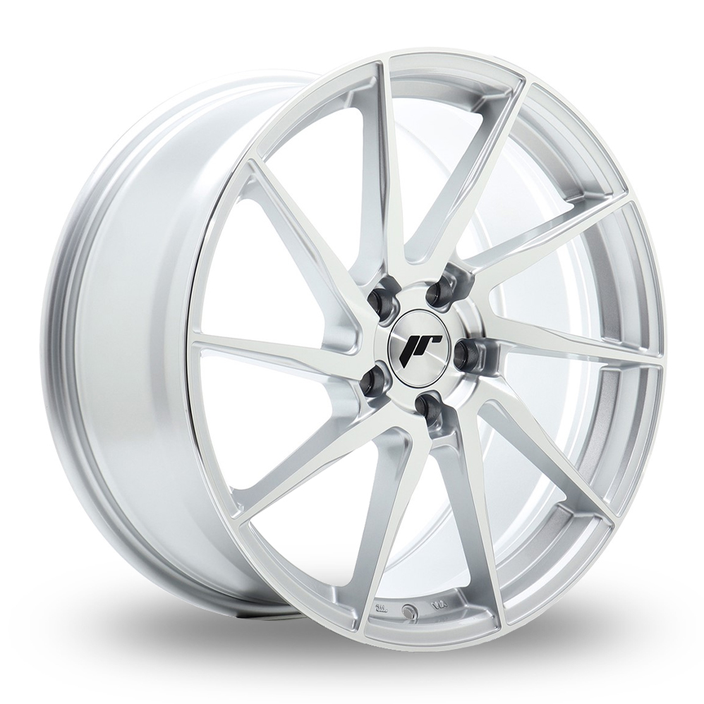 Japan Racing JR36 (8.5x19) Silver Machined Face Alloy Wheels