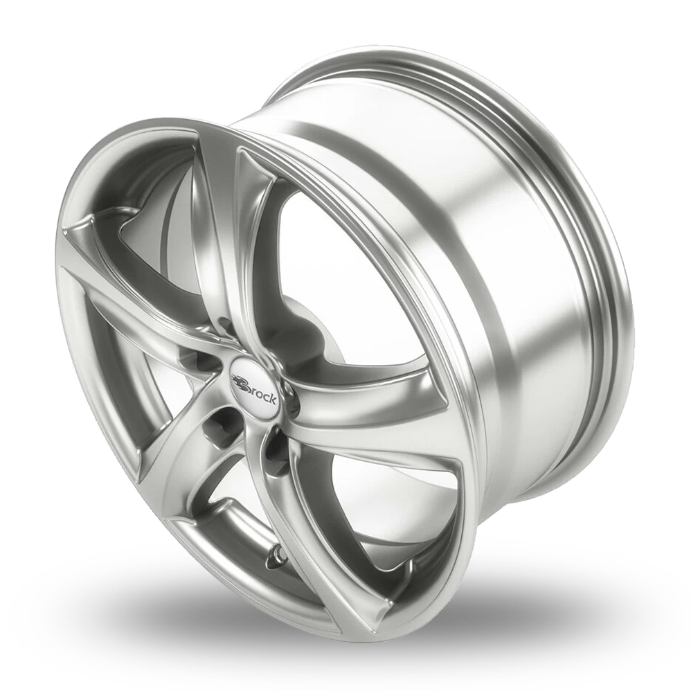 18" Brock B25 Chrome Silver Alloy Wheels