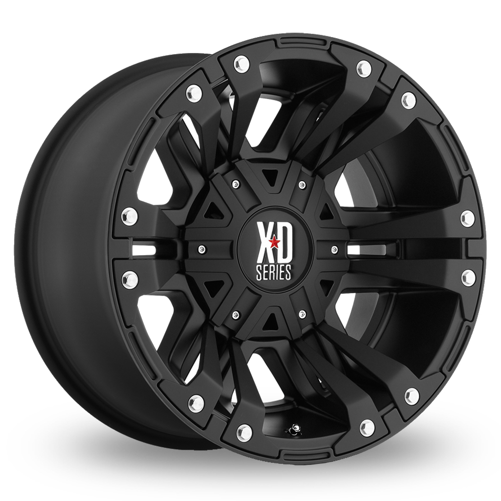 XD XD822 Monster II (USA Warehouse) Matt Black Alloy Wheels