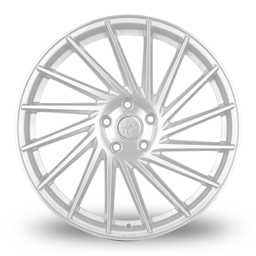 18" Keskin Tuning KT17 Silver Polished Alloy Wheels