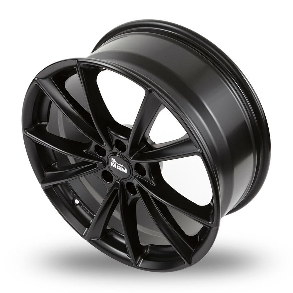 18" MAM A5 Matt Black Alloy Wheels
