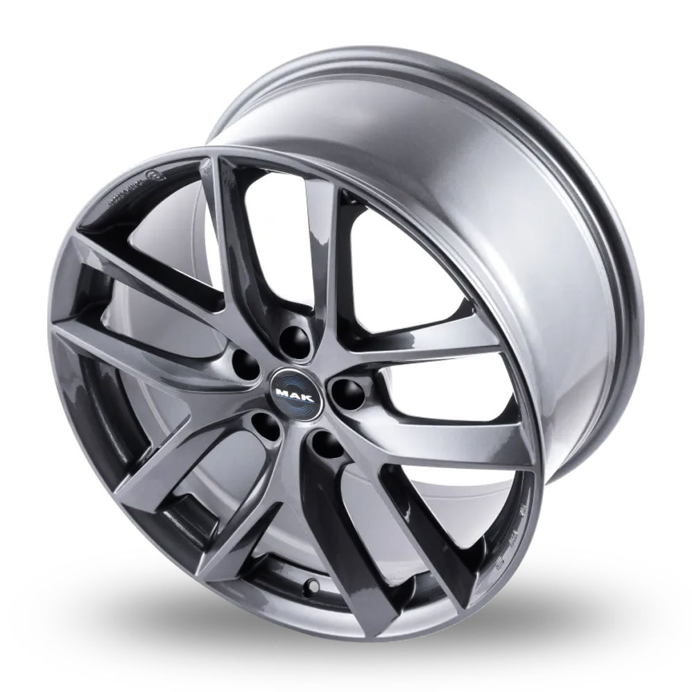 19" MAK Voltage Gloss Gunmetal Metallic Alloy Wheels