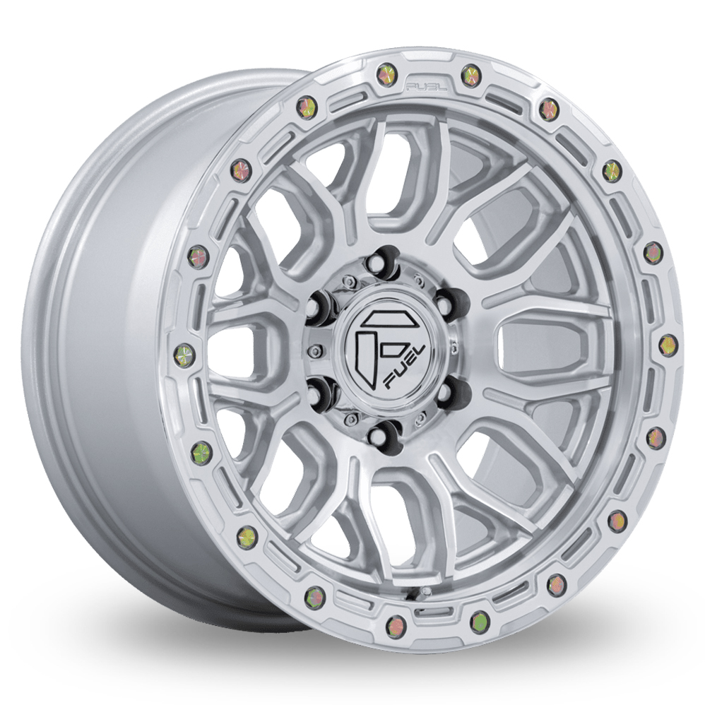 Fuel Off-Road FC881 Surge (USA Warehouse) Gloss Silver Polished Alloy Wheels