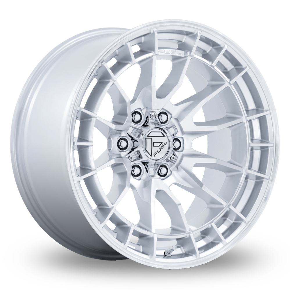Fuel Off-Road FC888 Revolt (USA Warehouse) Hyper Silver With Machined Face Alloy Wheels