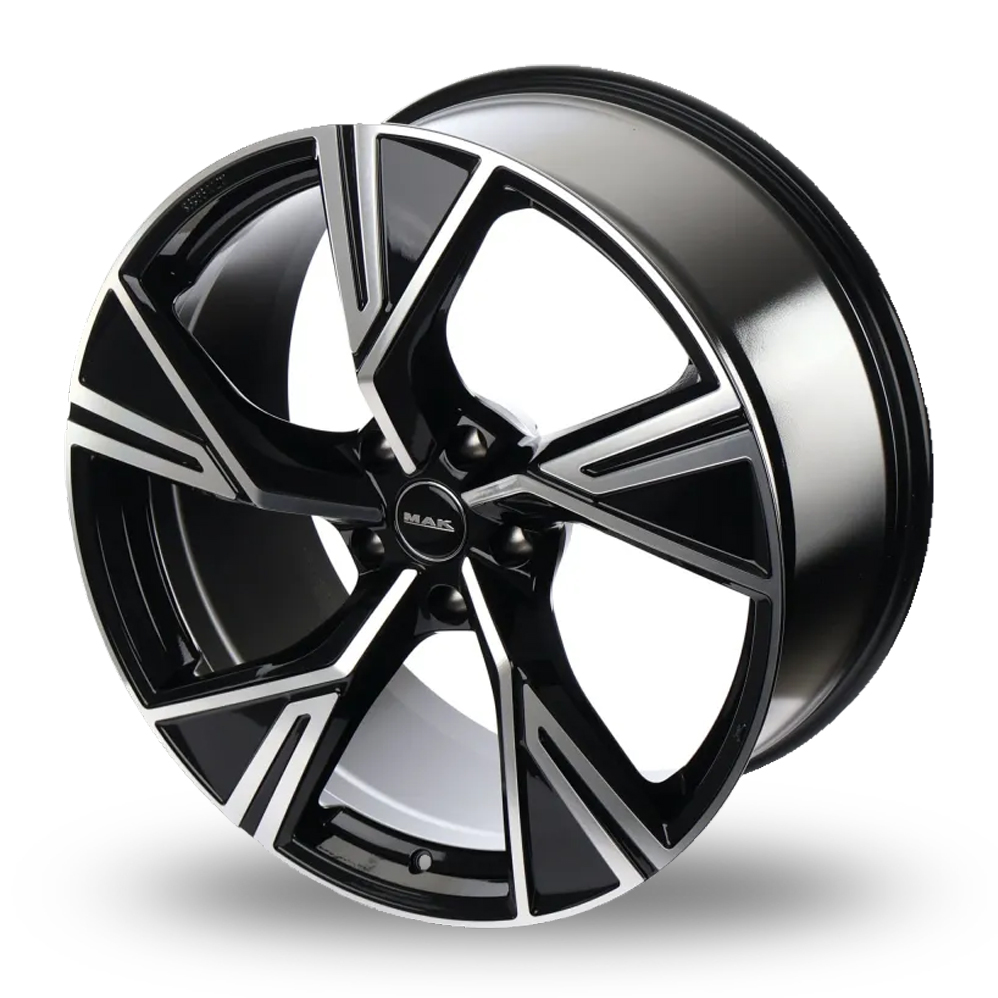 19" MAK Stark Black Mirror Alloy Wheels
