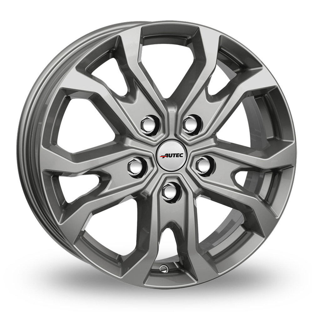 6.5x16 5x112 ET52 Autec Kiso (Titansilber) (66.5cb) (1390kg Load) (TURKEY) Alloy Wheels