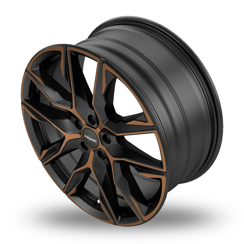 20" Ronal R71 Matt Black Copper Alloy Wheels