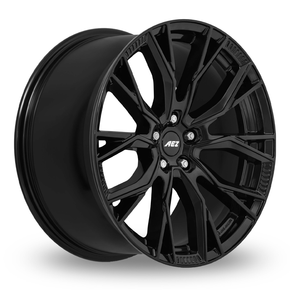 20" AEZ Toronto Black Black Alloy Wheels