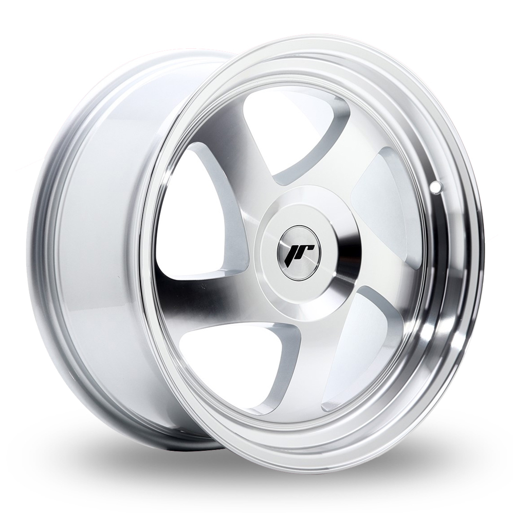 Japan Racing JR15 (8x17) (Custom Fitment) Silver Machined Face Alloy Wheels