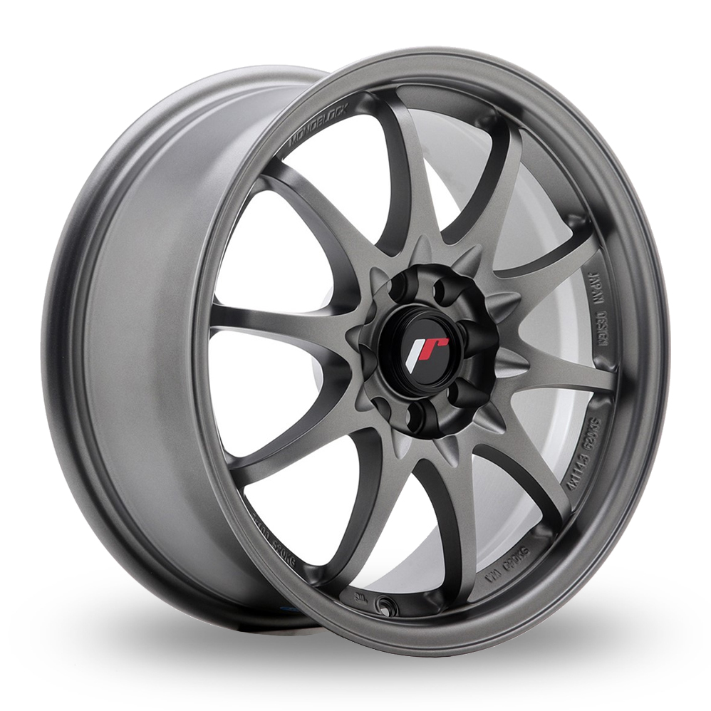 Japan Racing JR5 (7x16) Matt Gunmetal Alloy Wheels