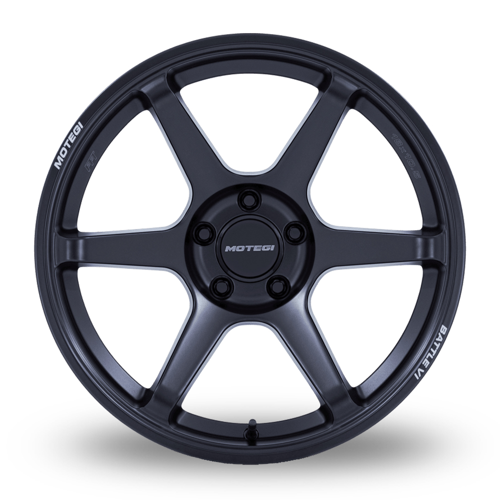 19" Motegi Racing MR160 Battle VI Matte Blackbird Metallic Alloy Wheels