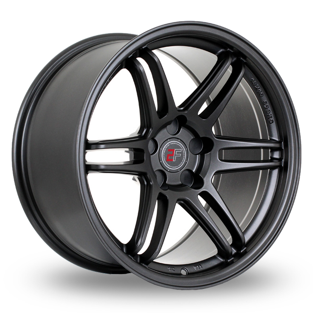 2FORGE ZF5 Matt Gunmetal Alloy Wheels