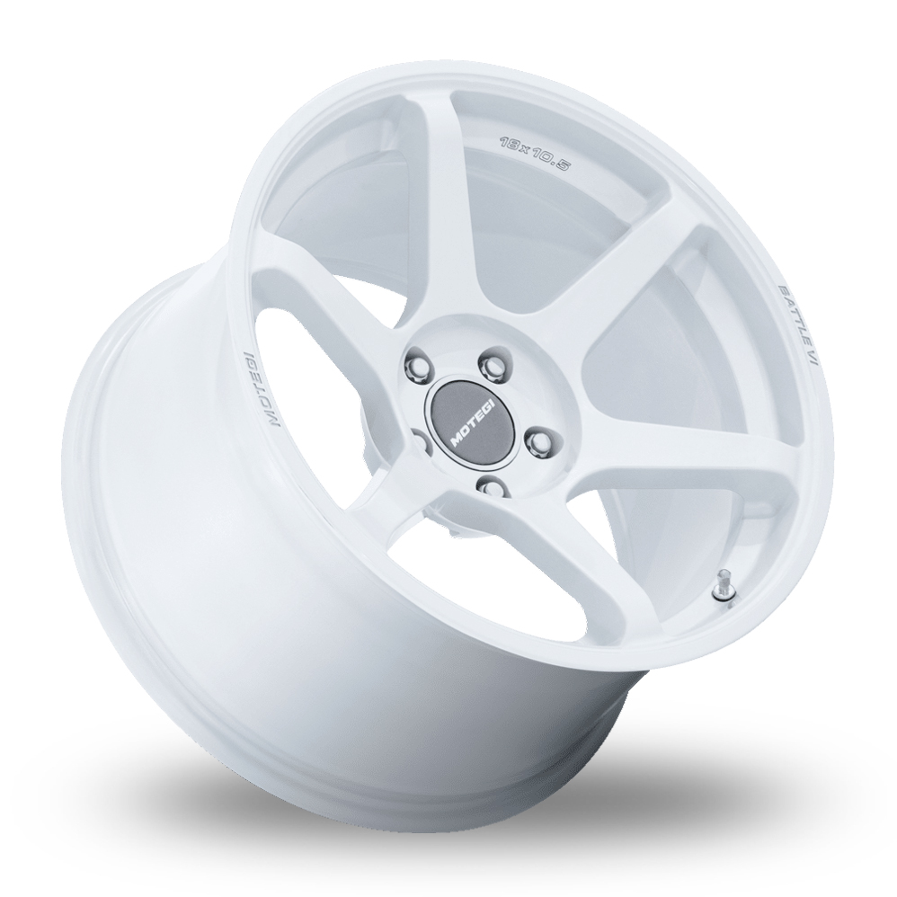 18" Motegi Racing MR160 Battle VI Matsuri White Pearl Alloy Wheels
