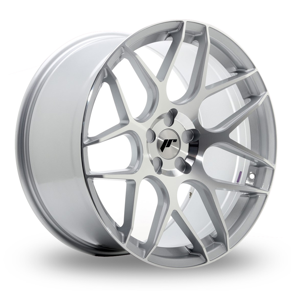 Japan Racing JR18 (8.5x20) (Custom Fitment) Silver Machined Face Alloy Wheels