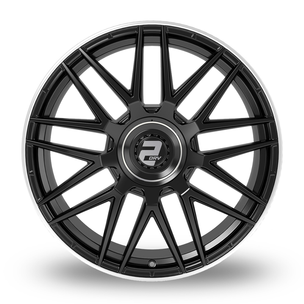 19" 2DRV WH43 Gloss Black Polished Rim Alloy Wheels