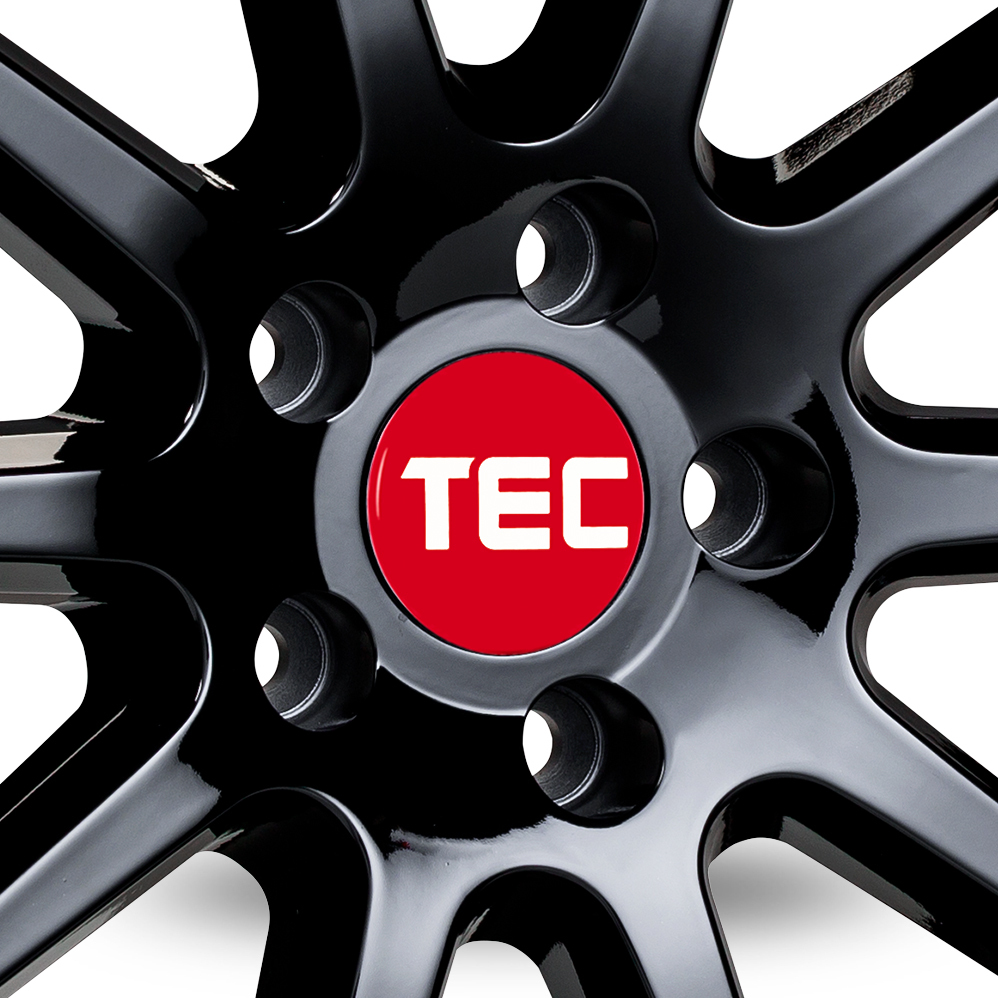 22" TEC Speedwheels GT7 Gloss Black Alloy Wheels