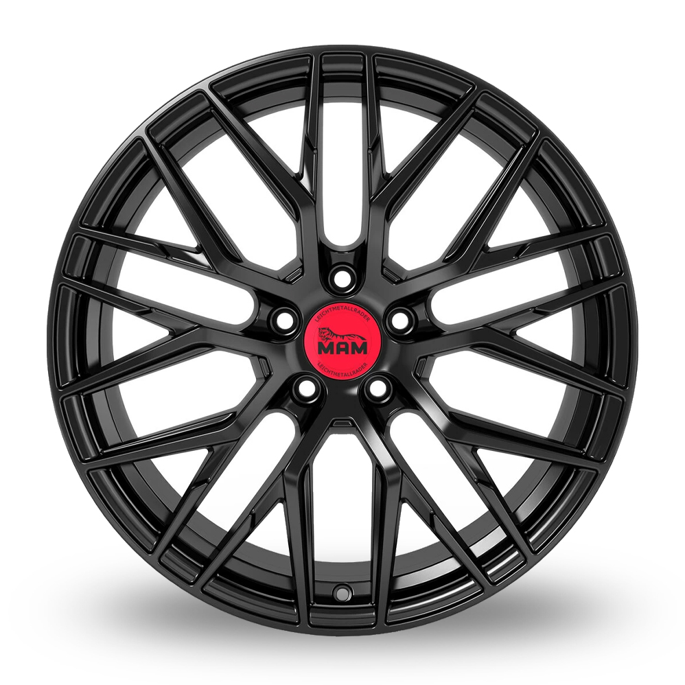 16" MAM RS4 Gloss Black Alloy Wheels